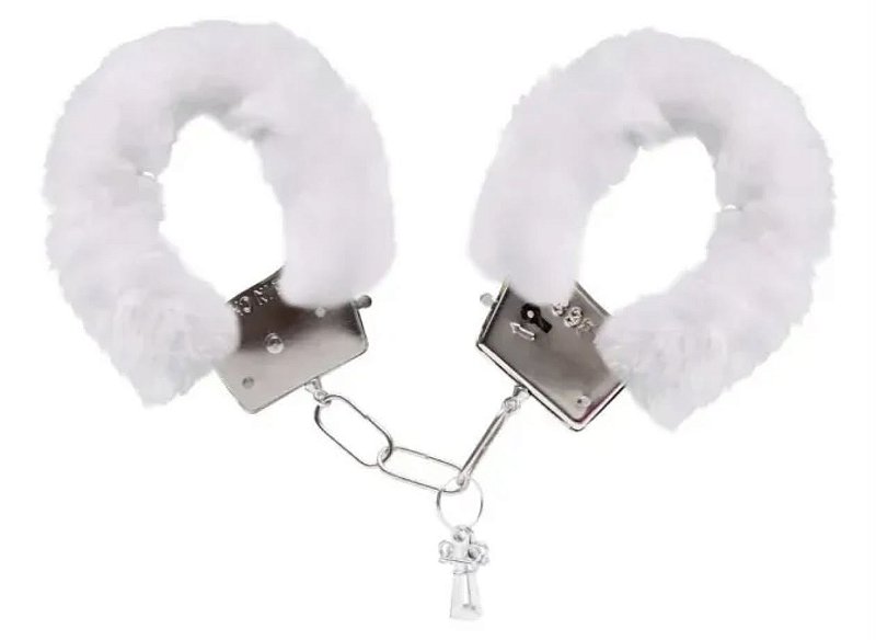 Algema Simples Metal com Pelúcia