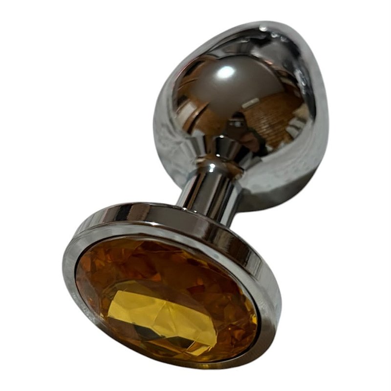 Plug Anal G Aço Brilhante