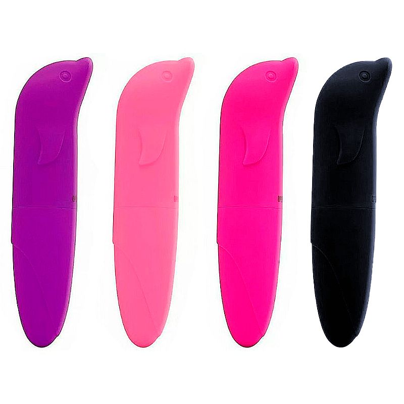 Vibrador de Ponto G e Estimulador Golfinho Liso