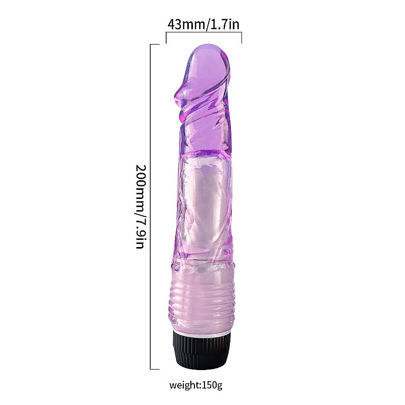 Dildo Realístico com Vibração Premium 20cm