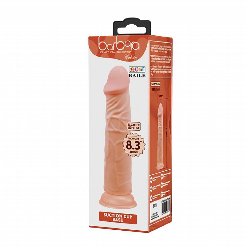 Prótese Realística com Ventosa Barbara Calvin Baile 21cm
