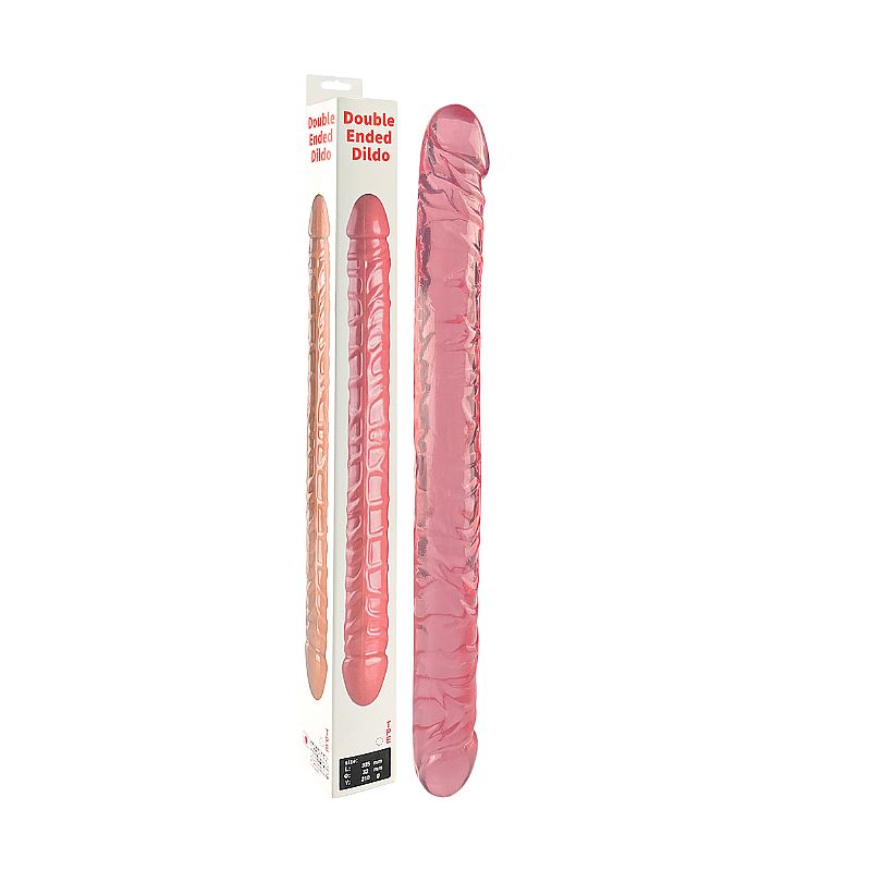 Dildo Duplo Realístico Flexível Ponta Dupla 33,5cm