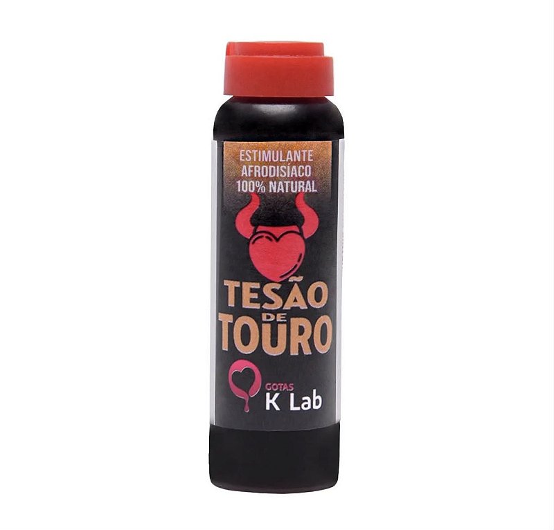Estimulante Natural Tesão de Touro em Gotas 20ml K-lab