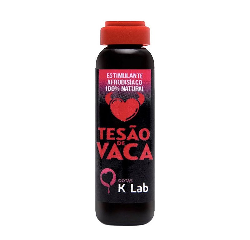 Estimulante Natural Tesão de Vaca em Gotas 20ml K-lab