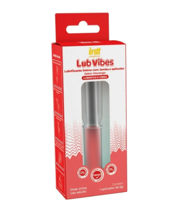 Gel Lubrificante Íntimo Vibratório com Aplicador Lub Vibes 5g Intt Vários Sabores