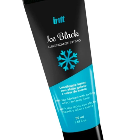 Gel Lubrificante Íntimo Ice Black Menta Refrescante 50ml Intt