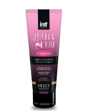 Gel Lubrificante Íntimo Baba Lub Chiclete Tutti-Frutti 50ml Intt
