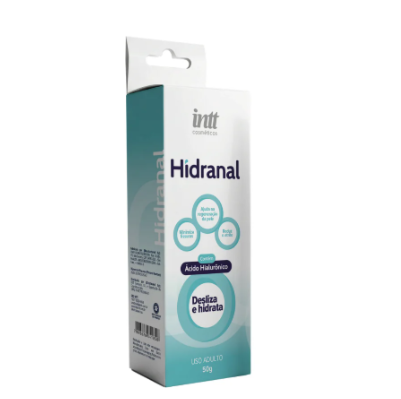 Gel Lubrificante Hidratante Anal Hidranal 50g Intt com Ácido Hialurônico
