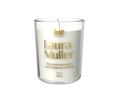 Vela para Massagem Corporal Aromática de Verbena 50g Intt Laura Muller