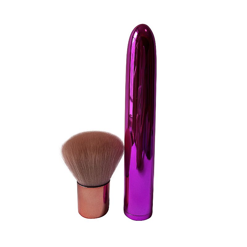 Mini Vibrador Bullet Secreto em Formato de Pincel de Maquiagem Recarregável
