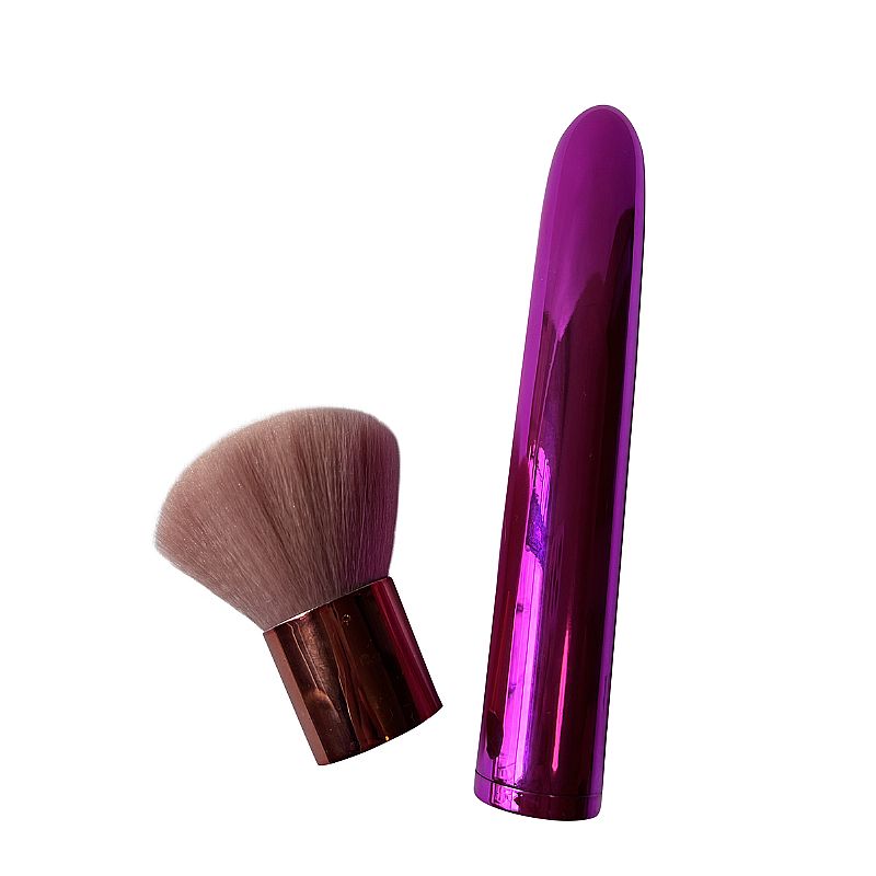 Mini Vibrador Bullet Secreto em Formato de Pincel de Maquiagem Recarregável
