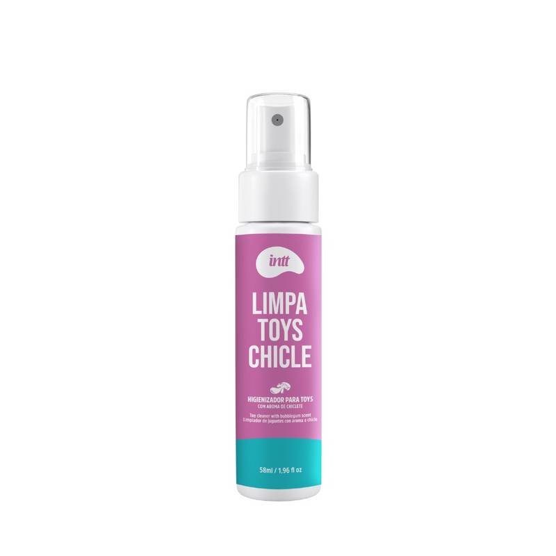 Higienizador de Brinquedos Íntimos Limpa Toys Chicle 58ml Intt