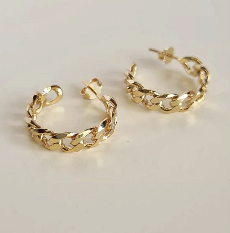 Argola Premium - Banhado Ouro 18k