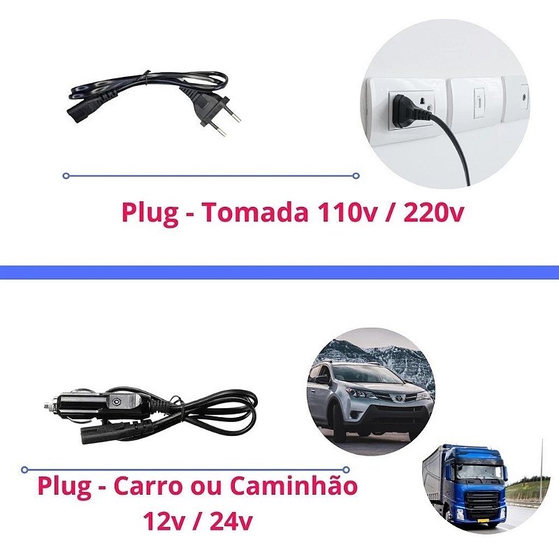 Marmita Elétrica Veicular Bivolt 12v/ 24v/110v/220v