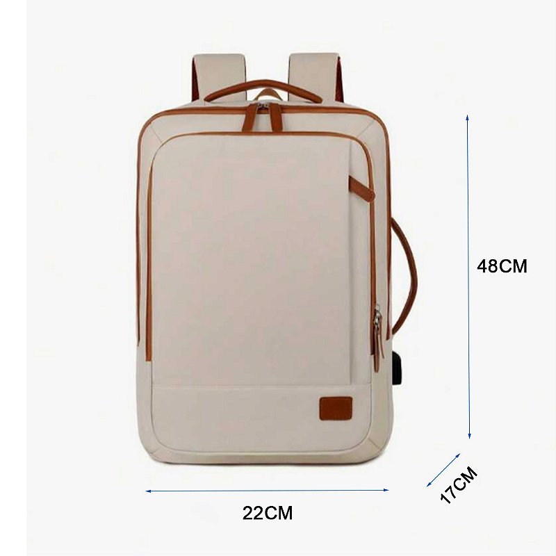 Mochila 4 em 1 grande com USB