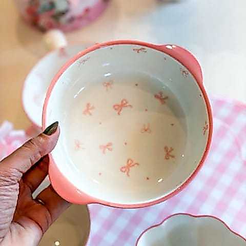 Bowl Laço em Cerâmica Premium para Servir e Assar