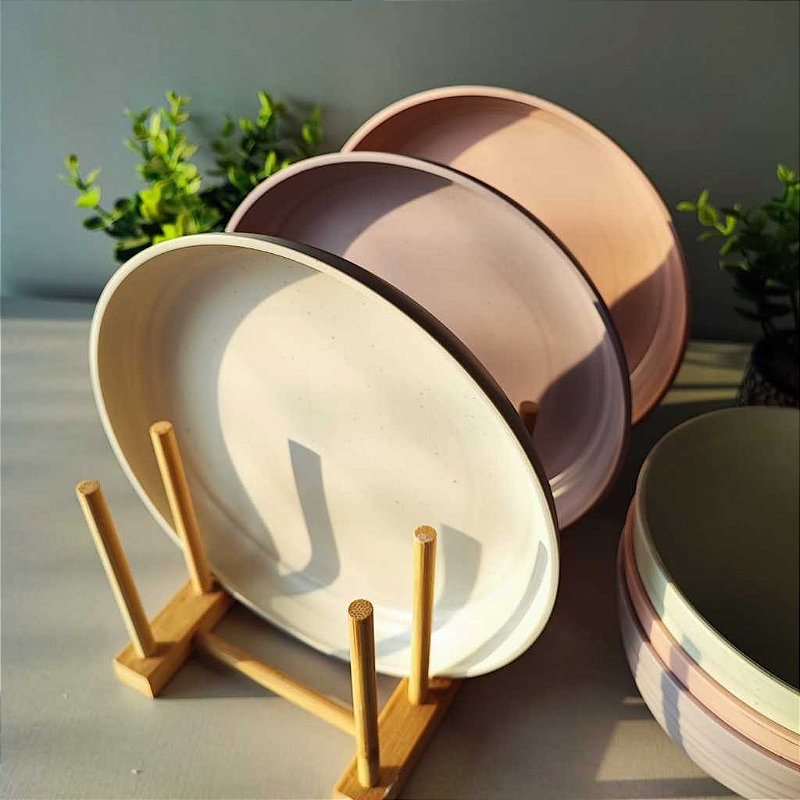 Kits Com 4 Pratos Sobremesa 20cm