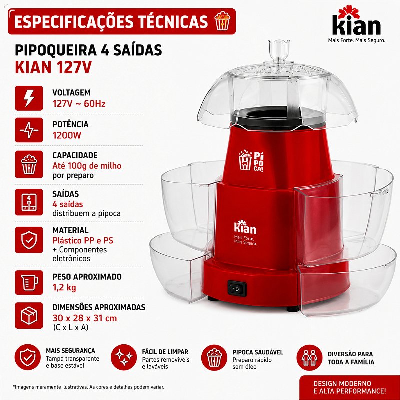 Pipoqueira Elétrica