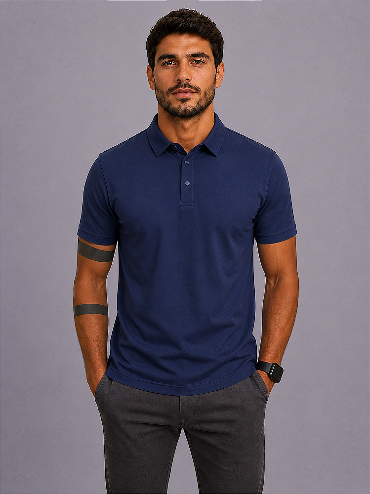Polo Tecnológica Azul Marinho