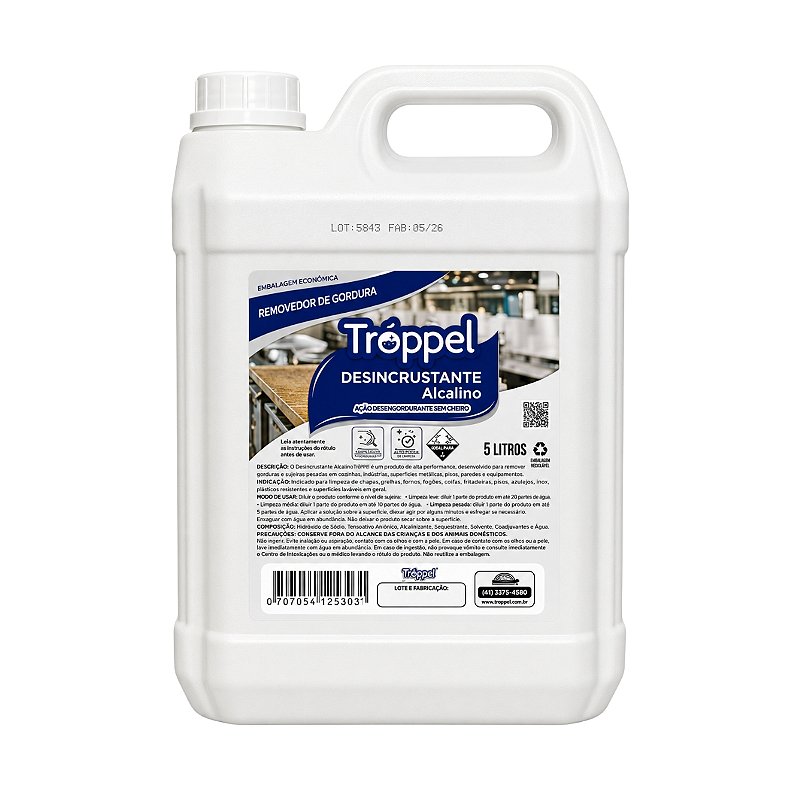 Desincrustante Alcalino Troppel 5L
