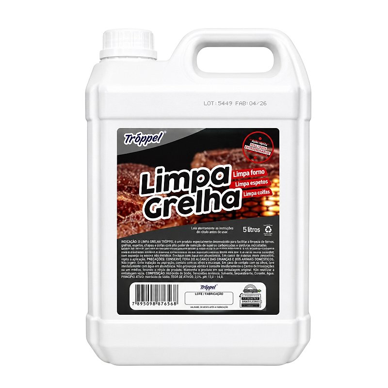 Limpa Grelhas Troppel 5L