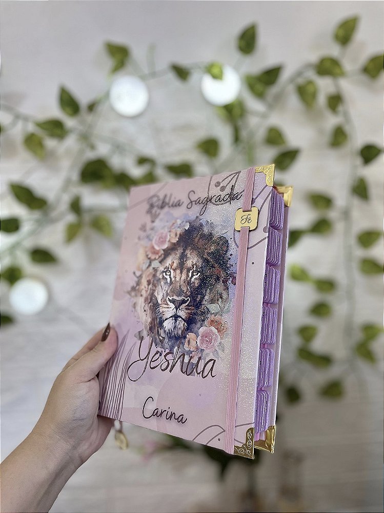 Bíblia Média ARC - Letra Média Capa Leão Yeshua