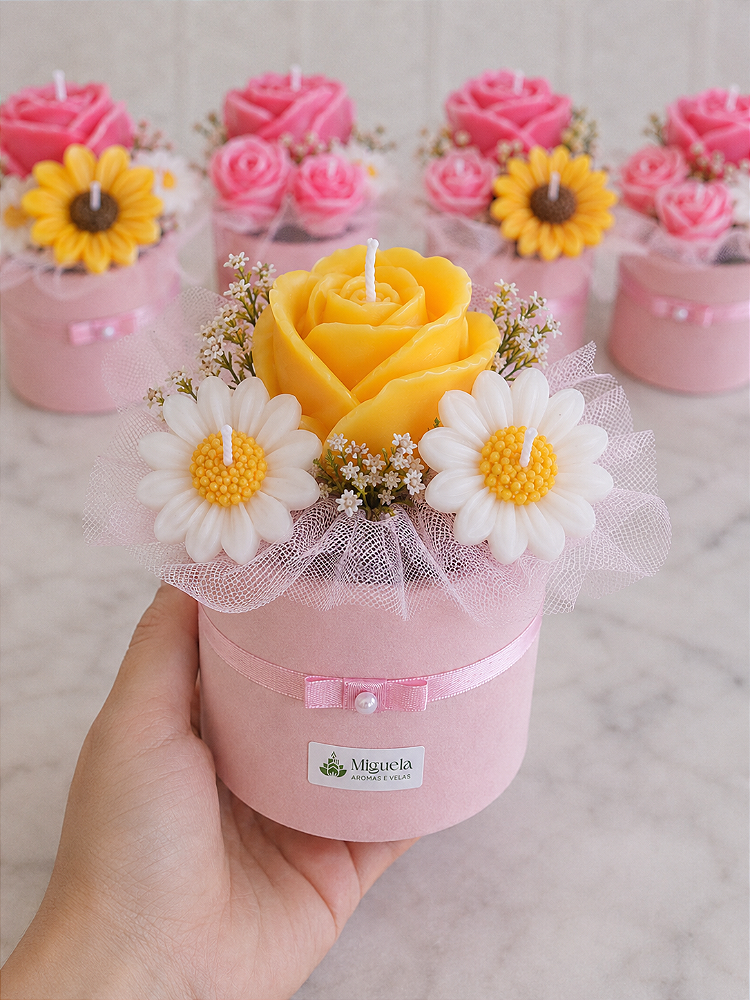 Mini Buquê 3 Flores