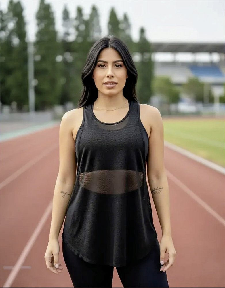 Regatão Tule Premium Feminino KINESSE
