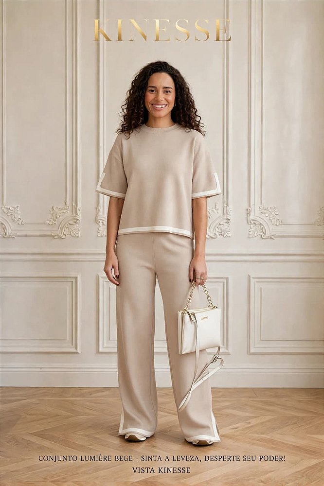 Conjunto Lumière -Wide Leg + Cropped - KINESSE