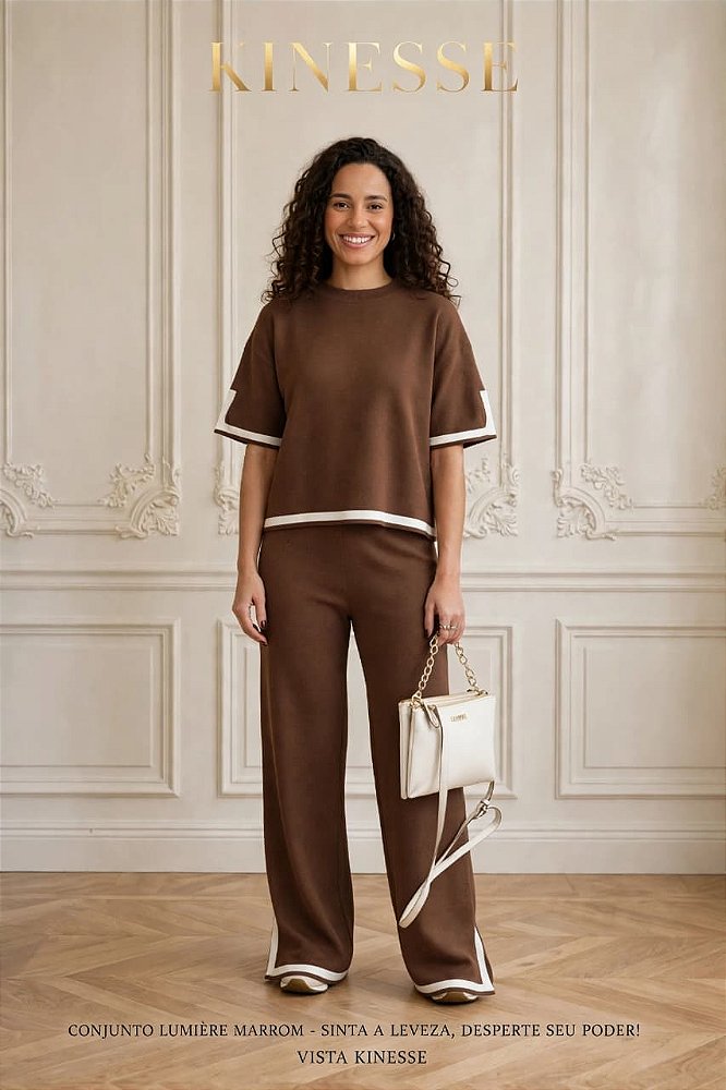 Conjunto Lumière -Wide Leg + Cropped - KINESSE