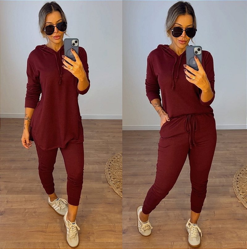 Conjunto elegante Blusa e calça