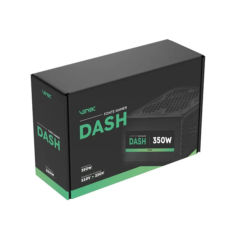 Fonte Gamer Vinik Dash 350W Preta