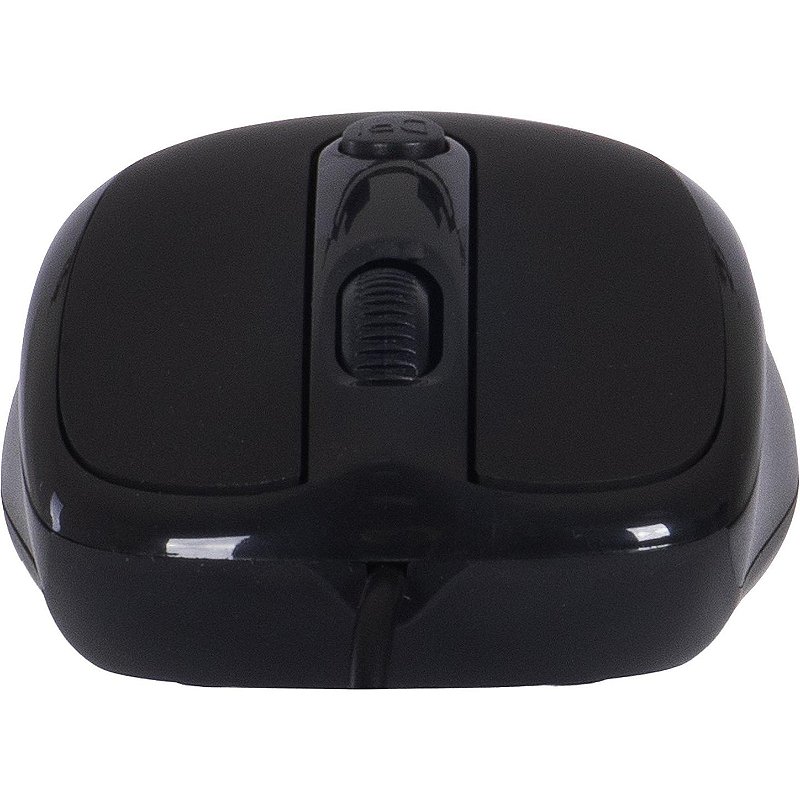 Mouse Fortrek OM103BK USB 2400 DPI Preto