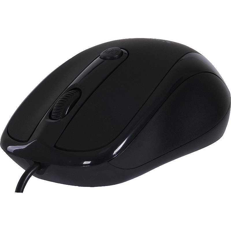 Mouse Fortrek OM103BK USB 2400 DPI Preto