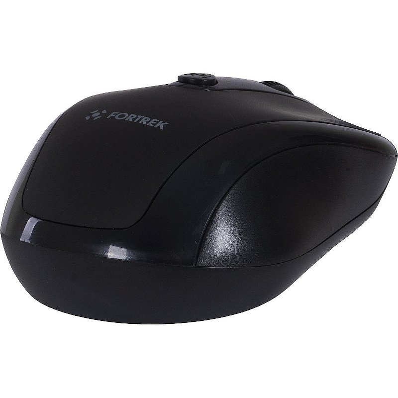 Mouse Fortrek OM103BK USB 2400 DPI Preto