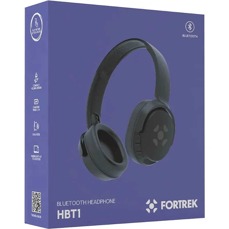 Headphone Bluetooth Fortrek Sem Fio HBT1