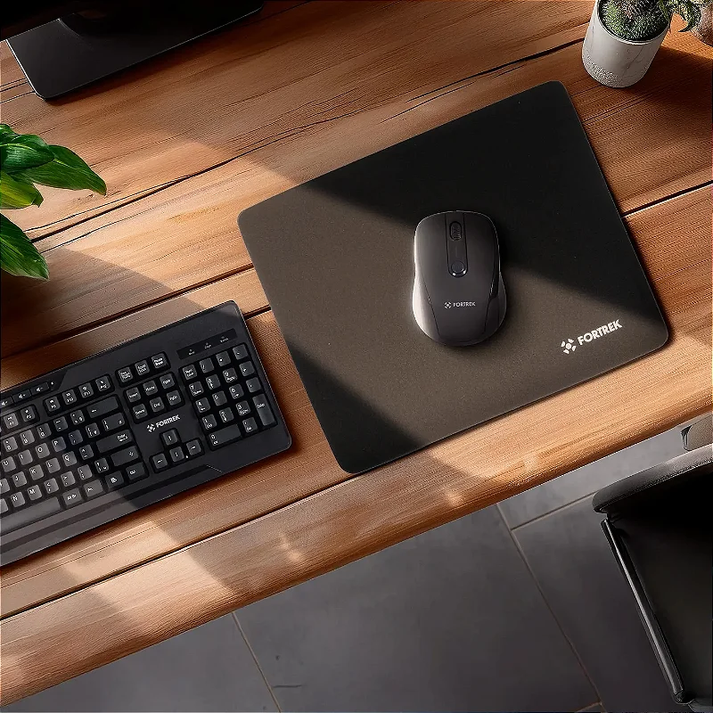 Mouse Pad Fortrek BAP-102BK Preto 180x220mm