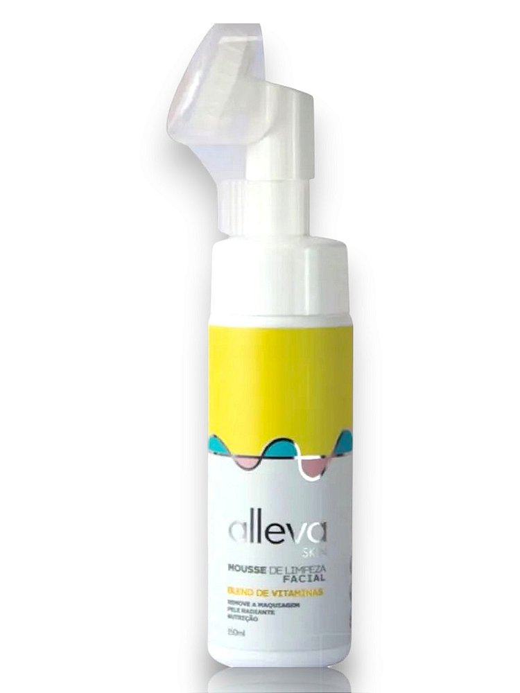 Mousse de Limpeza Facial 150ml - Alleva