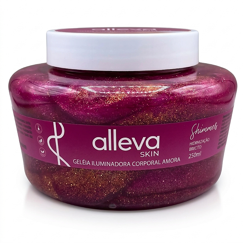 Geléia Hidratante Iluminadora Skin 250ml - Alleva