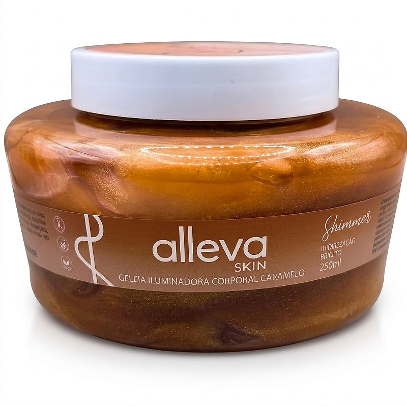 Geléia Hidratante Iluminadora Skin 250ml - Alleva
