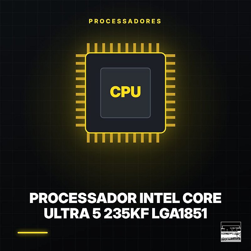 Processador Intel Core Ultra 5 235KF LGA1851