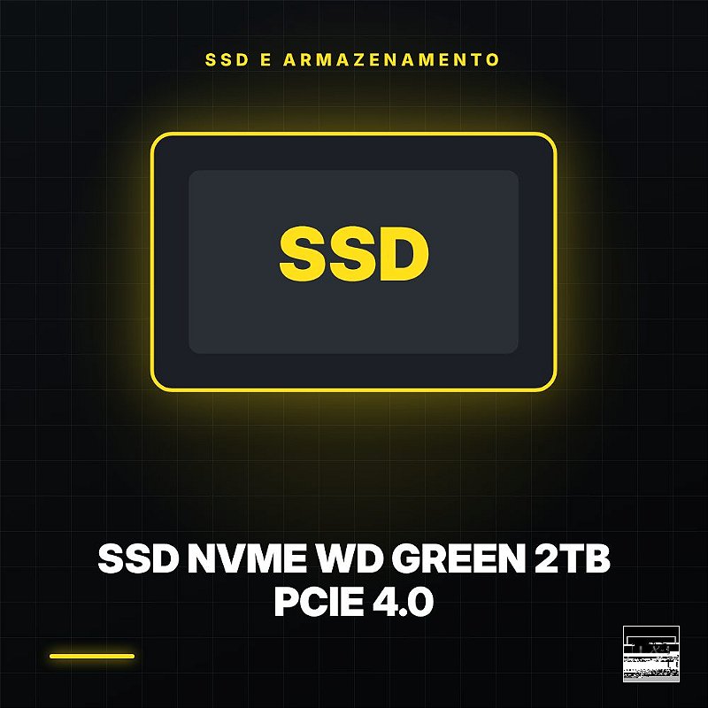 SSD NVMe WD Green 2TB PCIe 4.0