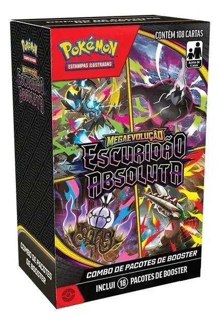 Combo de Pacotes - Megaevolução 05 - Escuridão Absoluta (PT-BR)