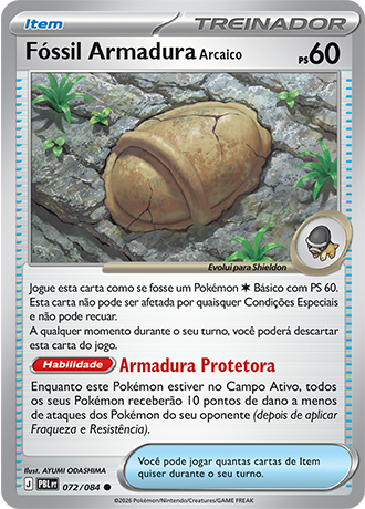 Fóssil Armadura Arcaico (072/084) - Normal - Escuridão Absoluta