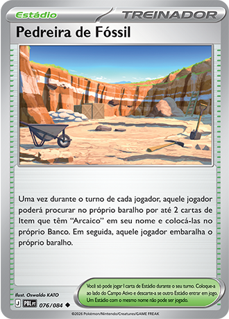Pedreira de Fóssil (076/084) - Normal - Escuridão Absoluta