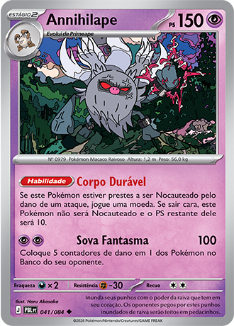 Annihilape (041/084) - Reverse Foil- Escuridão Absoluta