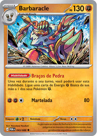 Barbaracle (043/088) - Normal - Equilíbrio Perfeito