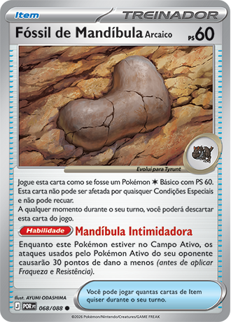 Fóssil de Mandíbula Arcaico (068/088) - Normal - Equilíbrio Perfeito