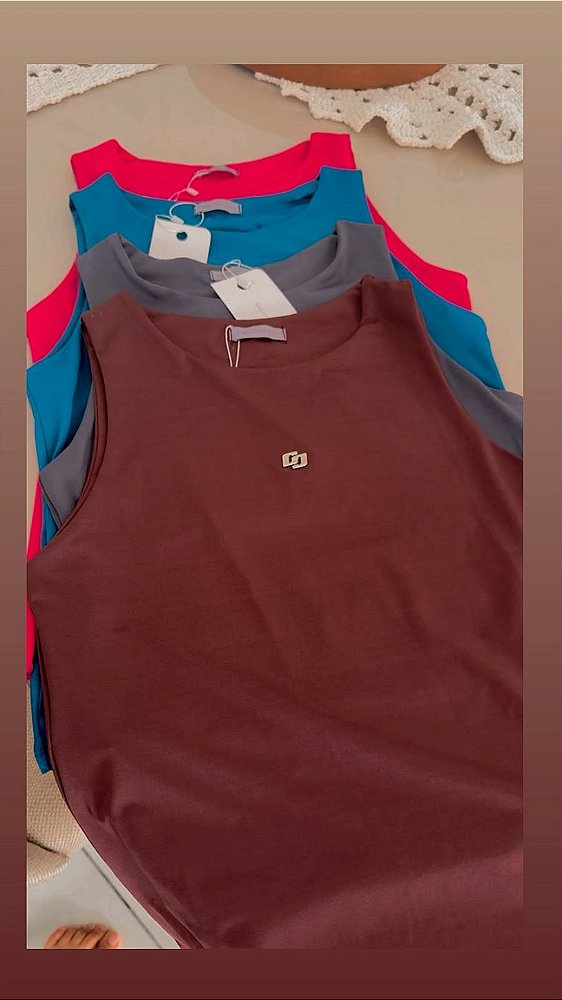Camisa Regata Feminina Básica