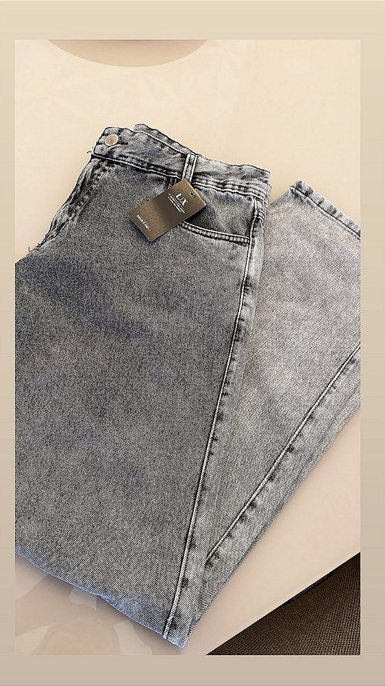 Calça Jeans Feminina Wide Leg